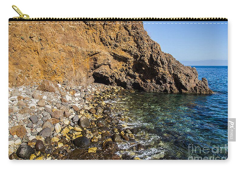 Scorpion Anchorage Zip Pouch featuring the photograph Scorpion Anchorage by Suzanne Luft