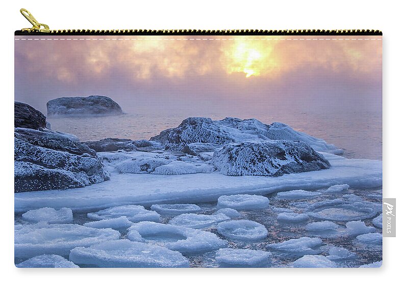 Geometry Zip Pouch featuring the photograph Sea of Geometry by Mary Amerman
