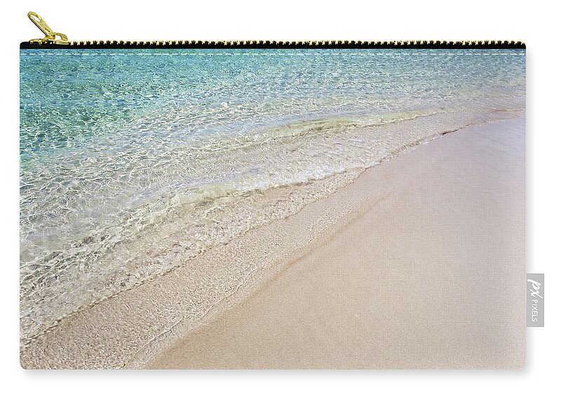 Water Zip Pouch featuring the photograph Seashore by Catherine Reading