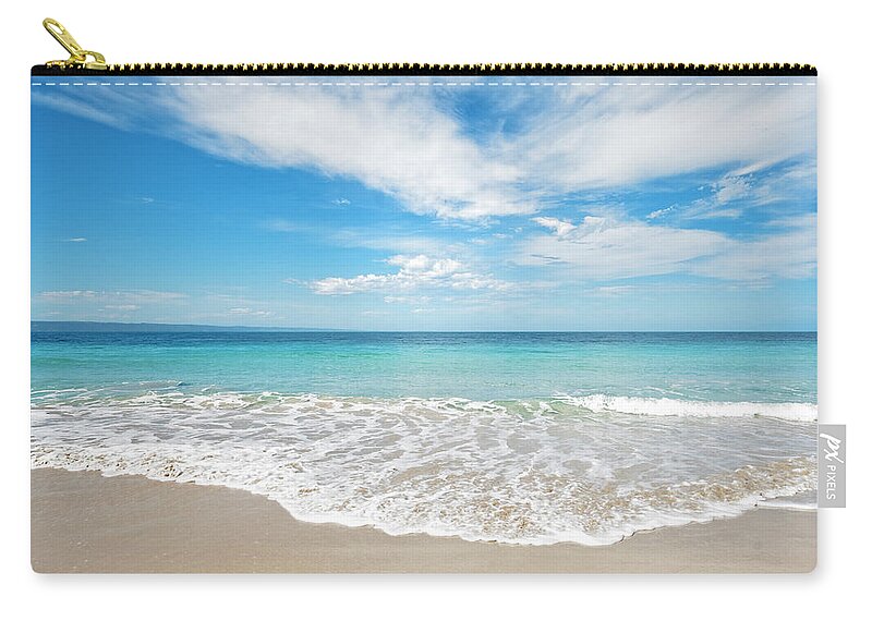 Kangaroo Island Zip Pouch featuring the photograph Seaside Serenity by Catherine Reading