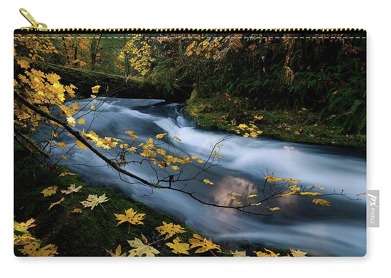 Autumn Carry-all Pouch featuring the photograph Seasonal Tranquility by Andrew Kumler