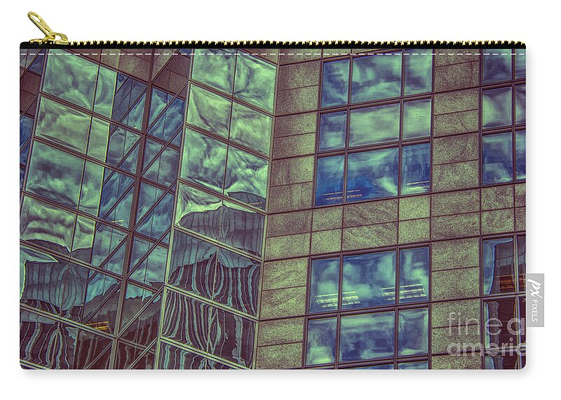 Seattle Zip Pouch featuring the photograph Seattle Reflection No. 1 by John Greco