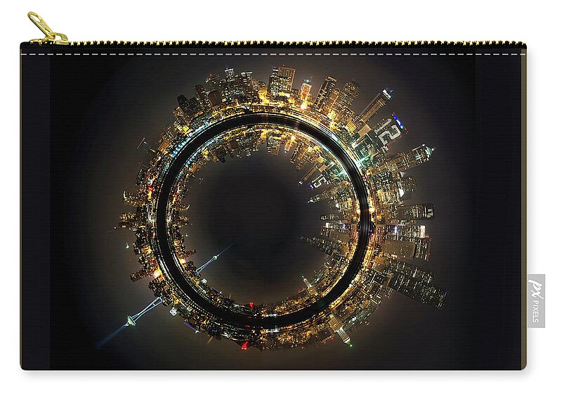 Seattle Carry-all Pouch featuring the photograph Seattle the 12th Man Inside out by Yoshiki Nakamura
