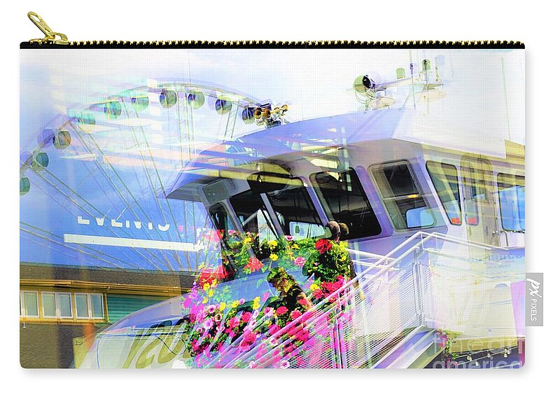 Seattle Zip Pouch featuring the photograph Seattle Washington 3 by Merle Grenz