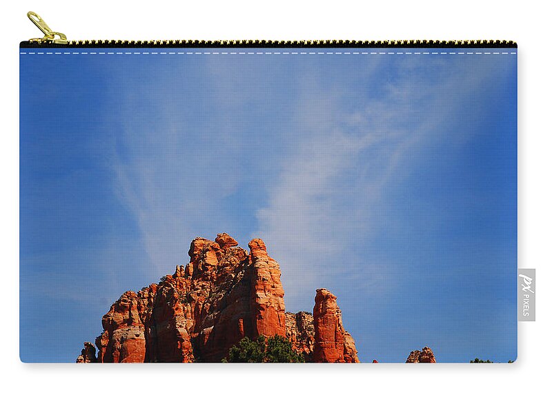 Photography Zip Pouch featuring the photograph Sedona Sky by Susanne Van Hulst