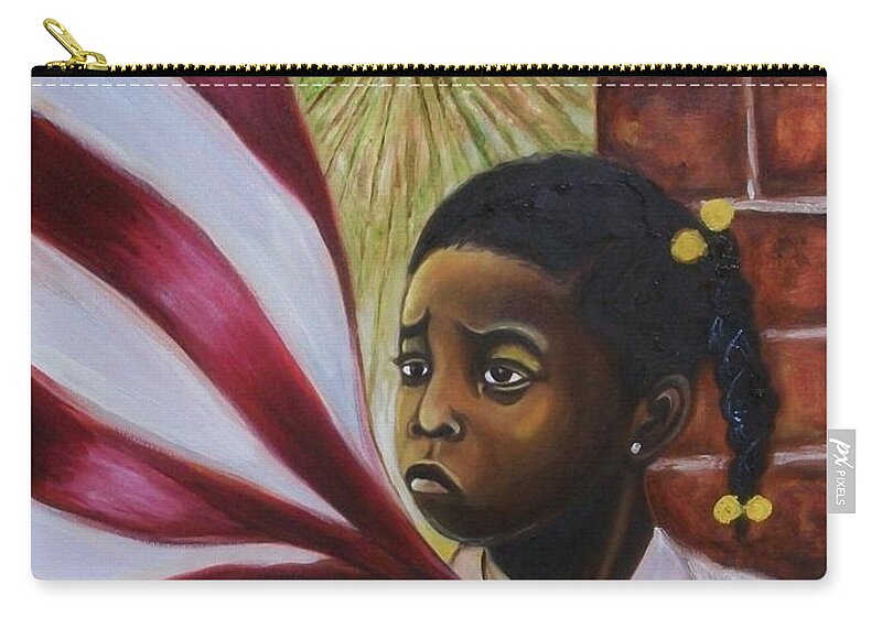 Emery Franklin Art Zip Pouch featuring the painting See Yourself by Emery Franklin