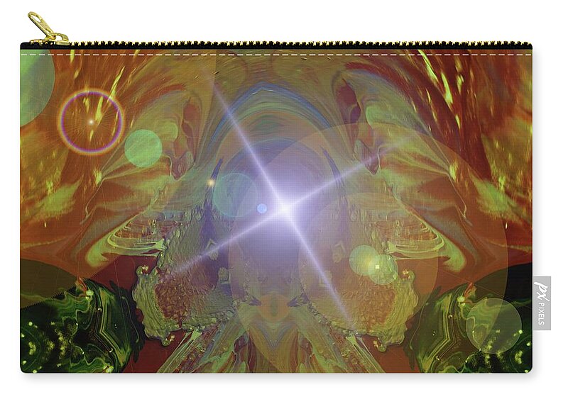 Abstract Zip Pouch featuring the photograph Seeing the light by Jeff Swan