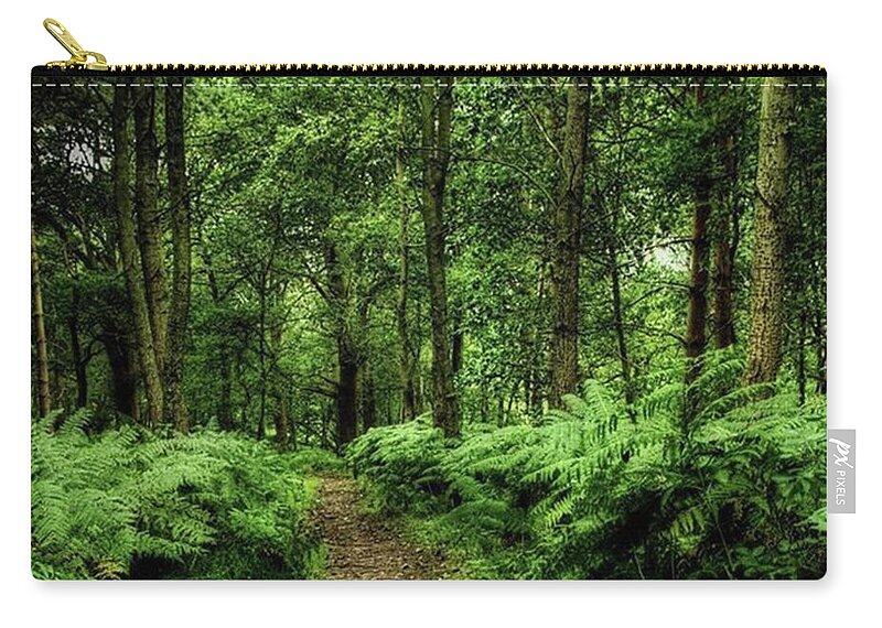 Nature Zip Pouch featuring the photograph Seeswood, Nuneaton by John Edwards
