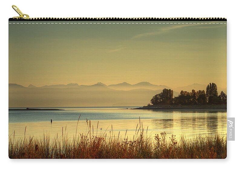 Landscape Zip Pouch featuring the photograph September Morn by Randy Hall