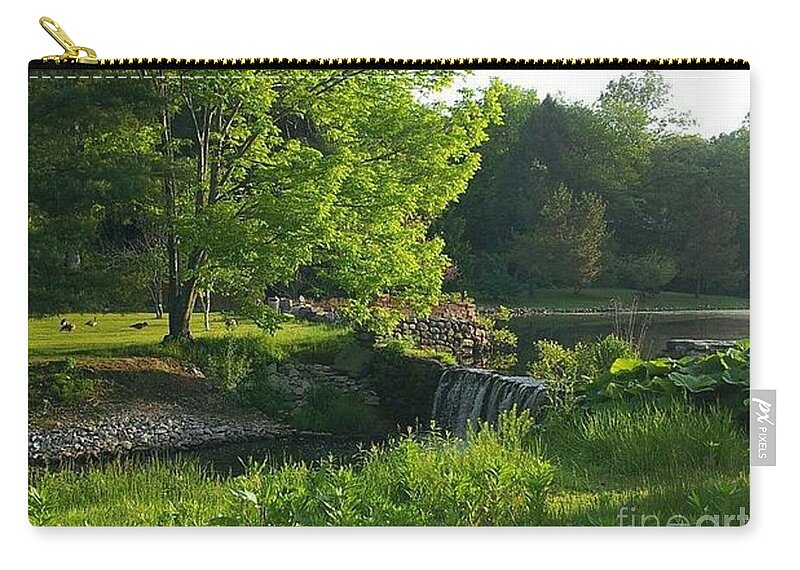 Landscape Zip Pouch featuring the photograph Serenity by Dani McEvoy