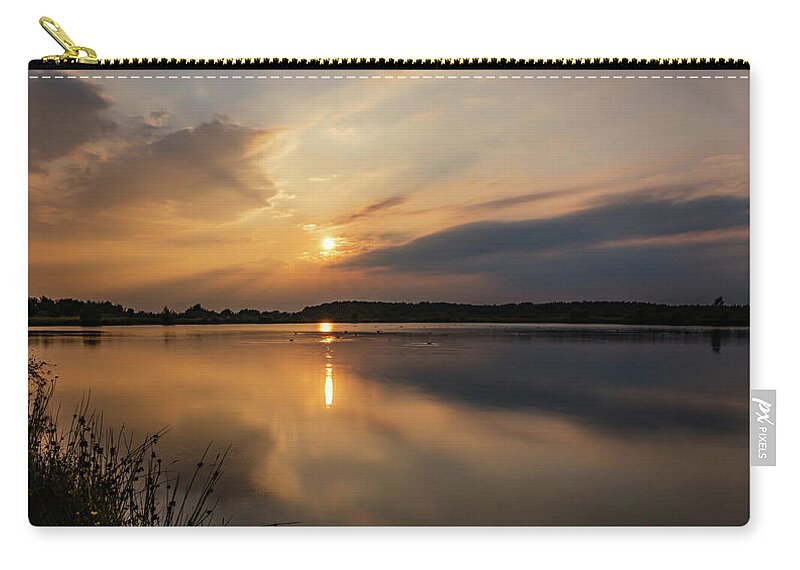 Serenity Zip Pouch featuring the photograph Serenity by Nick Bywater