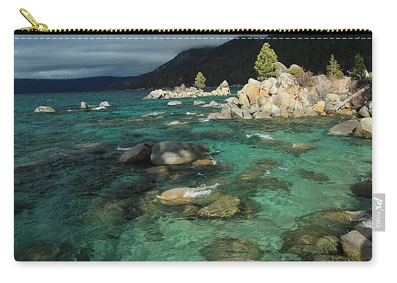 Storm Zip Pouch featuring the photograph Shadow...Live In The Light by Sean Sarsfield