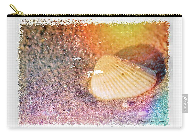 Beach Zip Pouch featuring the photograph Shelling Out by Marvin Spates