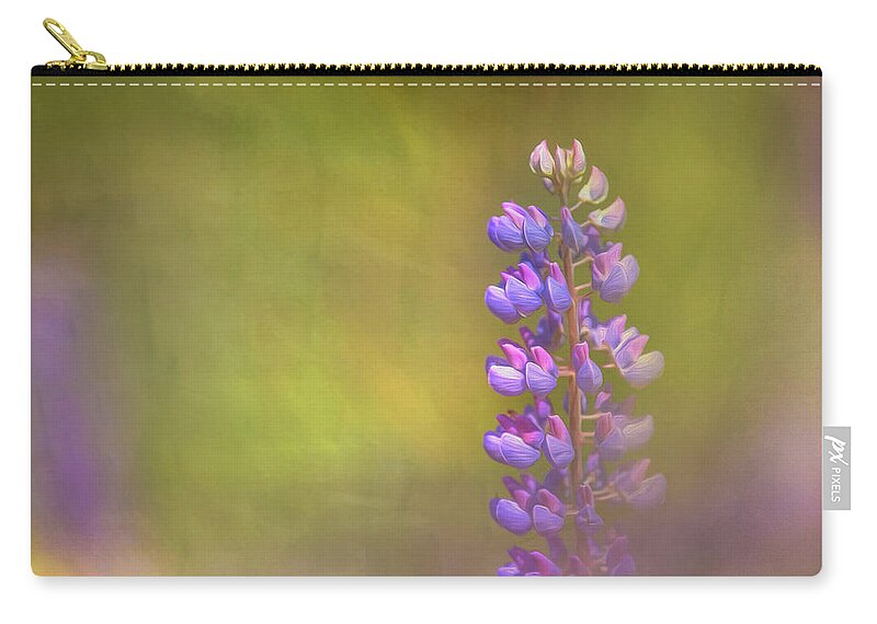 Flowers Zip Pouch featuring the photograph Shimmering Pigments by Elvira Pinkhas