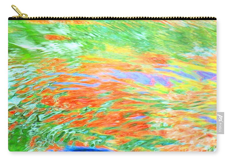 Abstract Zip Pouch featuring the photograph Shine Through by Sybil Staples