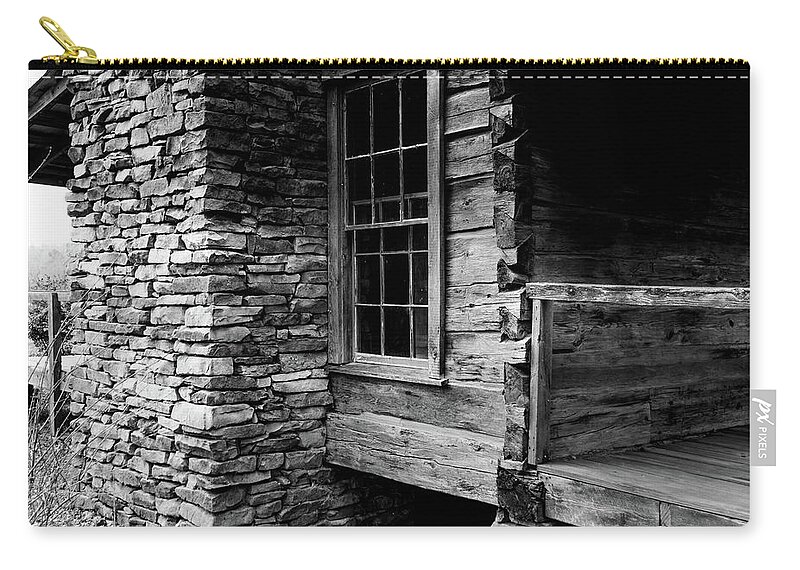 Cabin Zip Pouch featuring the photograph Side View by Doug Camara