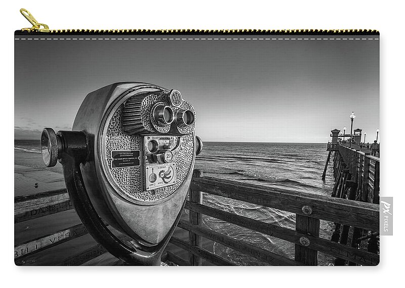 Beach Zip Pouch featuring the photograph Sightseeing by Peter Tellone