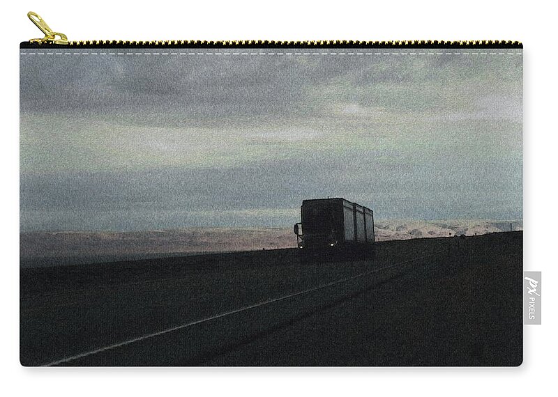 Transportation Zip Pouch featuring the digital art Silence of the Roar by Vincent Green