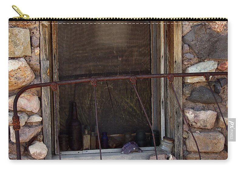 Photograph Zip Pouch featuring the photograph Silence of Yesterday by Vicki Pelham