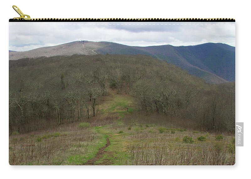 Nantahala National Forest Zip Pouch featuring the photograph Silers Bald 2015e by Cathy Lindsey