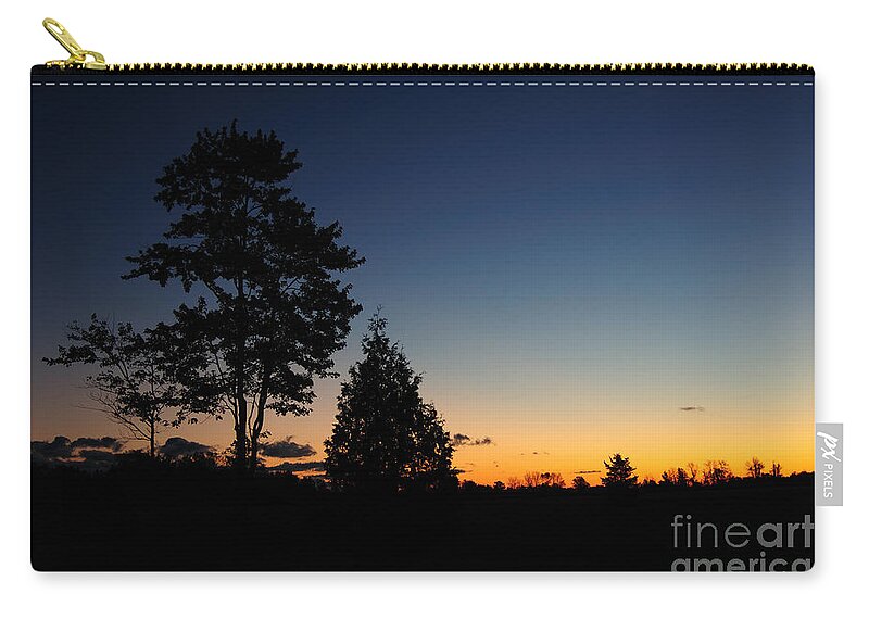 Nature Zip Pouch featuring the photograph Silhouettes by Joe Ng