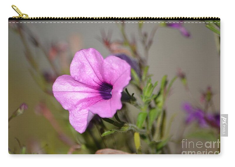 Flower Zip Pouch featuring the photograph Silky by Dani McEvoy