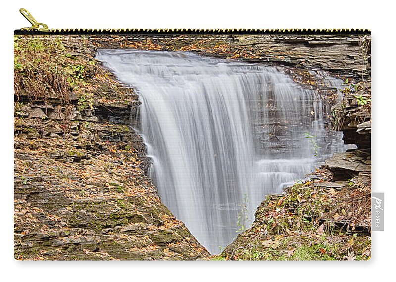 Waterfall Carry-all Pouch featuring the photograph Silky Smooth by Rick Kuperberg Sr