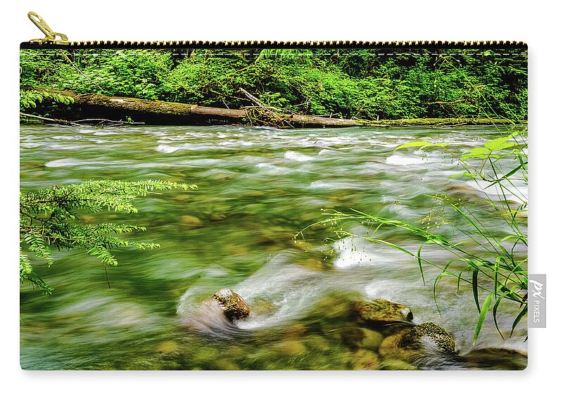 Water Zip Pouch featuring the photograph Simple Things by Tim Dussault