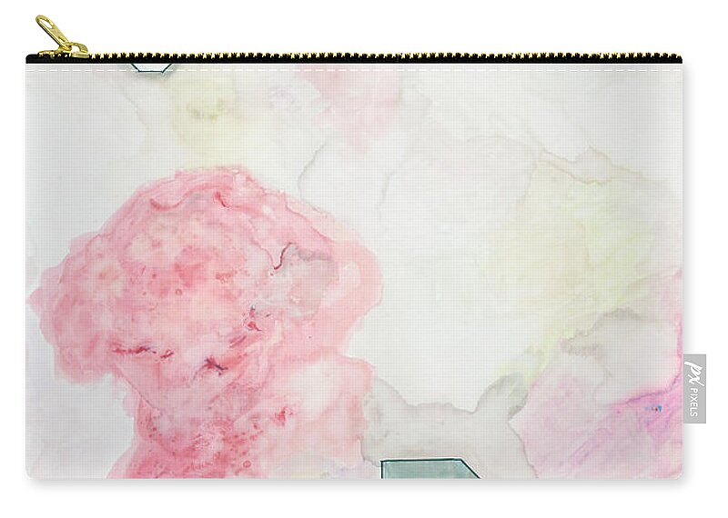 Abstract Zip Pouch featuring the painting Sinfonia ad Parnassum - Part 4 by Willy Wiedmann
