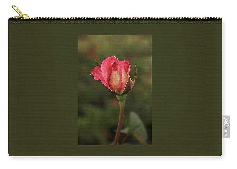 Elegant Zip Pouch featuring the photograph SKC 0423 An Elegant Blossom by Sunil Kapadia