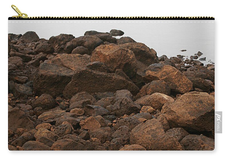 Serene Zip Pouch featuring the photograph SKC 0775 Hard to Delicate by Sunil Kapadia