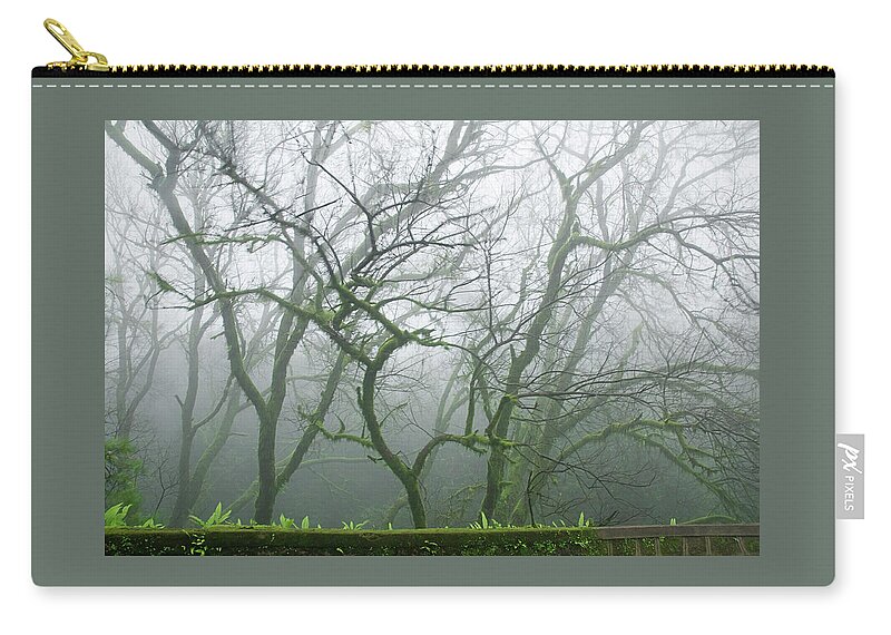 Monsoon Zip Pouch featuring the photograph SKN 3720 Monsoon Landscape by Sunil Kapadia