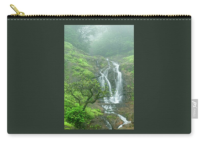 Admiration Zip Pouch featuring the photograph SKN 3758 Admiring Your Beauty by Sunil Kapadia