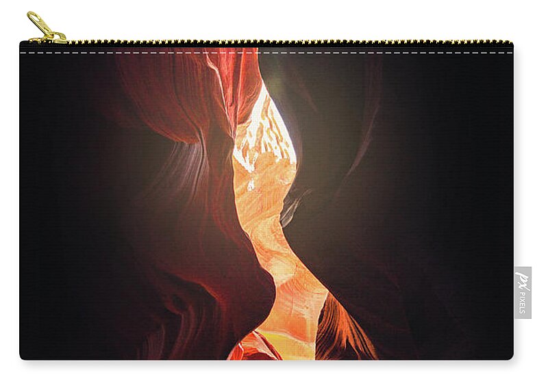 Horseshoe Carry-all Pouch featuring the photograph Skylight by Peter Hull