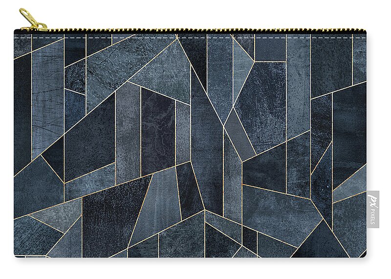 Graphic Carry-all Pouch featuring the digital art Skyscraper 1 by Elisabeth Fredriksson