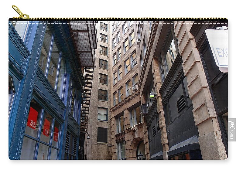 Boston Zip Pouch featuring the photograph Skyward by Christopher Brown