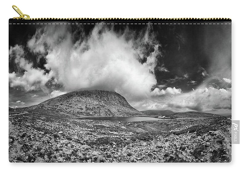 Slievelamagan Zip Pouch featuring the photograph Slieve Lamagan by Nigel R Bell