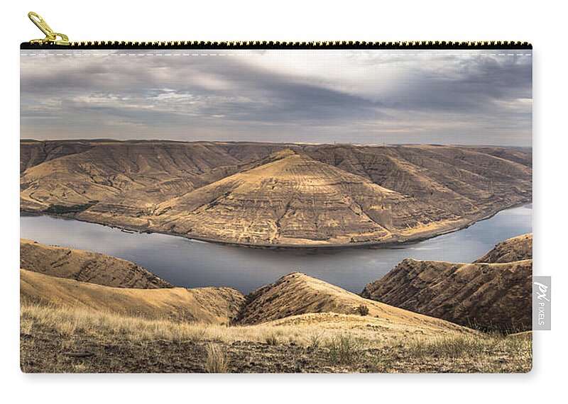 Clearwater Zip Pouch featuring the photograph Smiling River by Brad Stinson