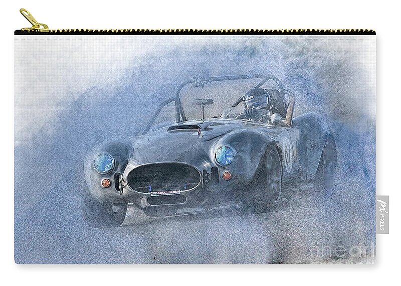 Cobra Zip Pouch featuring the photograph Smoke'N Cobra by Tom Griffithe