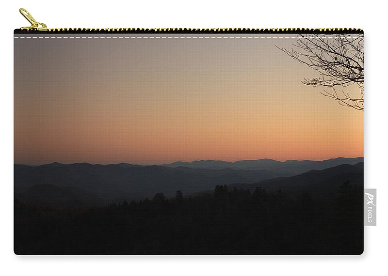 Nunweiler Carry-all Pouch featuring the photograph Smoky Mountain Sunset by Nunweiler Photography