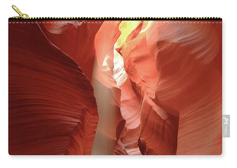 Slot Canyon Photograph Zip Pouch featuring the photograph Snake Dance by Roupen Baker