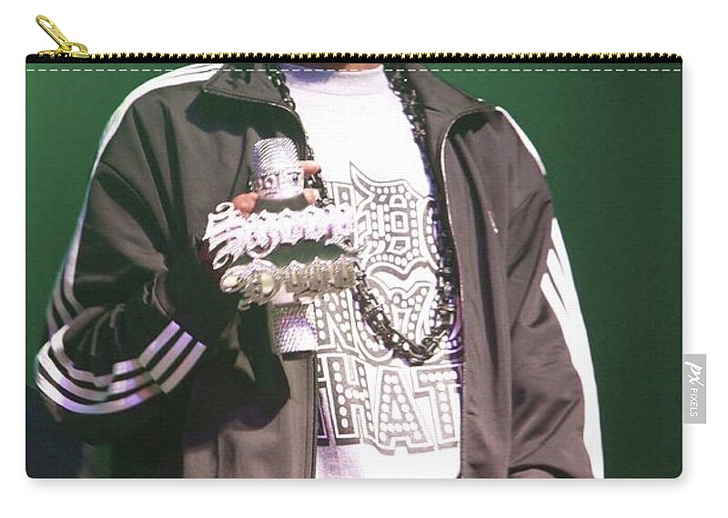 West Coast Hip Hop Zip Pouch featuring the photograph Snoop Dog by Concert Photos