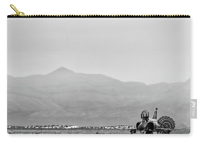 Alamagordo Zip Pouch featuring the photograph So Long and Pharewell by Jay Beckman