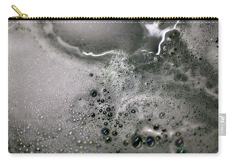 Soap Zip Pouch featuring the photograph Soap on the Water by Steven Dunn