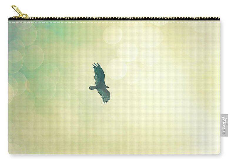 Soar Zip Pouch featuring the photograph Soar by Melanie Alexandra Price