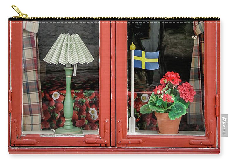 Europe Zip Pouch featuring the photograph Soderkoping Window by KG Thienemann