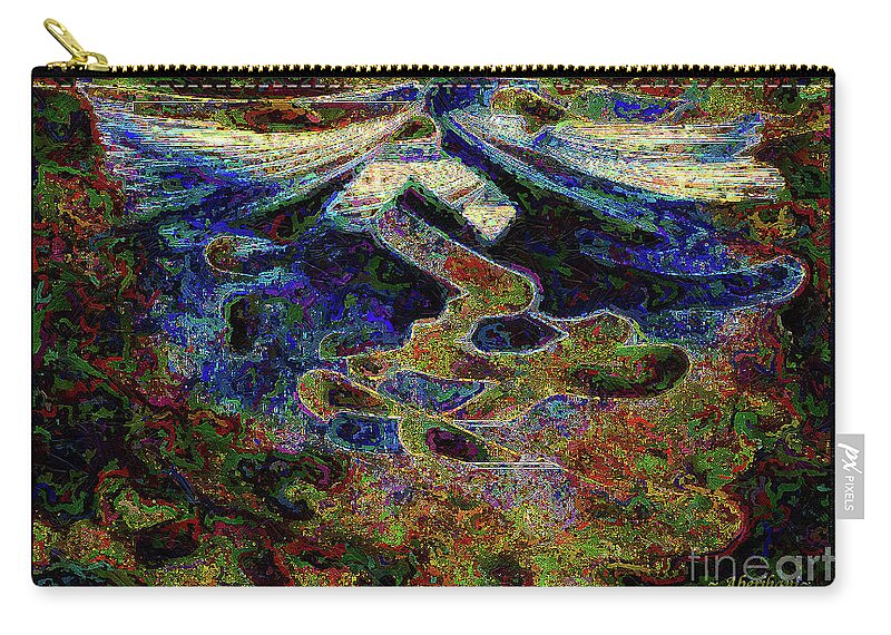 Chromatic Poetics Carry-all Pouch featuring the digital art Song of Love and Compassion by Aberjhani
