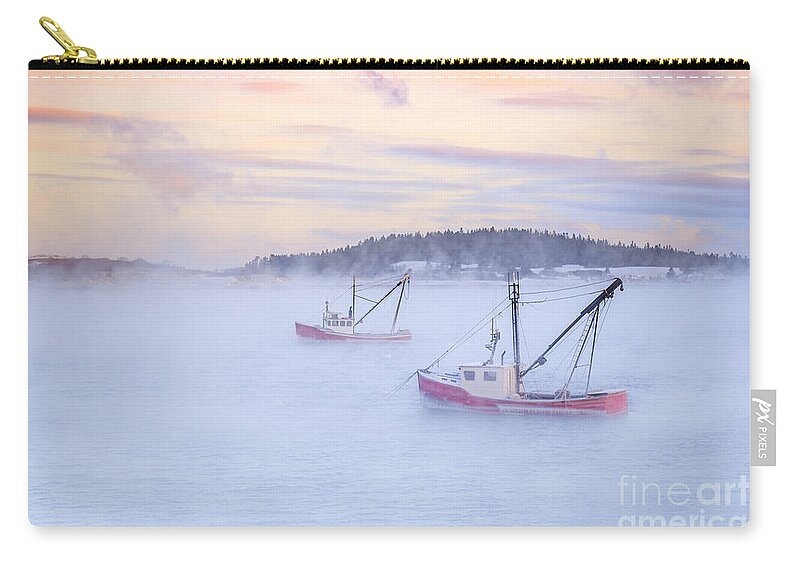 Kremsdorf Zip Pouch featuring the photograph Soon As The Morning Comes by Evelina Kremsdorf