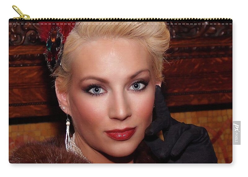 Lady Zip Pouch featuring the photograph Sophisticated Lady by Jimmy Ostgard