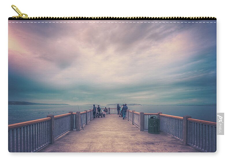 Mukilteo Pier Zip Pouch featuring the photograph Soul Power by Spencer McDonald